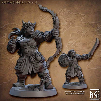 Nomads - Tabletop  miniature - Fantasy - 32mm - D&D  Resin Miniature - Artisan Guild