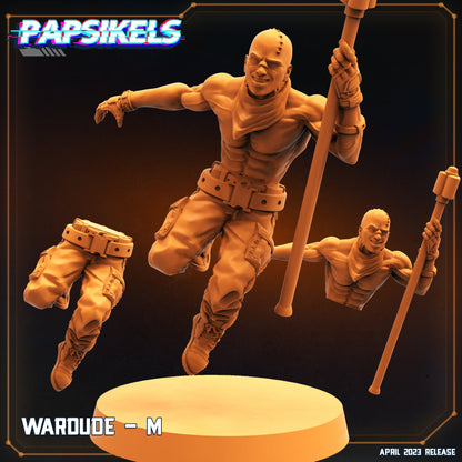 War Dude Collection 2 - Resin Miniature - Tabletop miniature - Fantasy Miniature - 32mm - D&D - Sci-fi Miniature - Papsikel- Papsikel