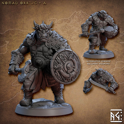 Nomads - Tabletop  miniature - Fantasy - 32mm - D&D  Resin Miniature - Artisan Guild