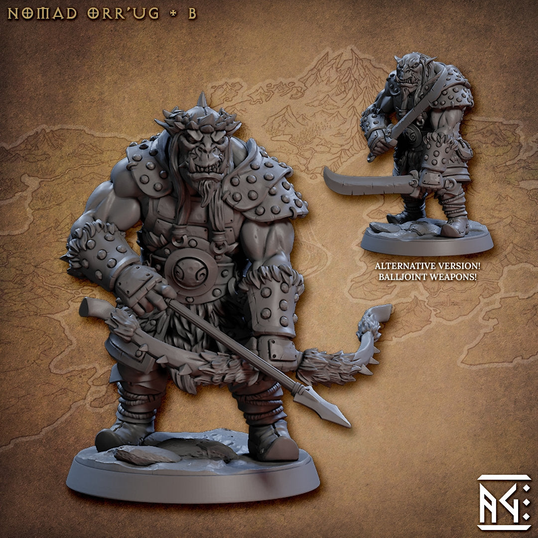 Nomads - Tabletop  miniature - Fantasy - 32mm - D&D  Resin Miniature - Artisan Guild