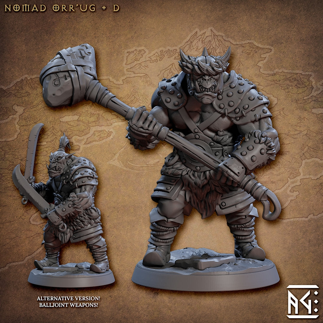 Nomads - Tabletop  miniature - Fantasy - 32mm - D&D  Resin Miniature - Artisan Guild