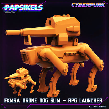 FKMSA Battle Dog -  Resin Miniature - Tabletop  miniature - Fantasy Miniature - 32mm - D&D -  Sci-fi Miniature - Papsikel