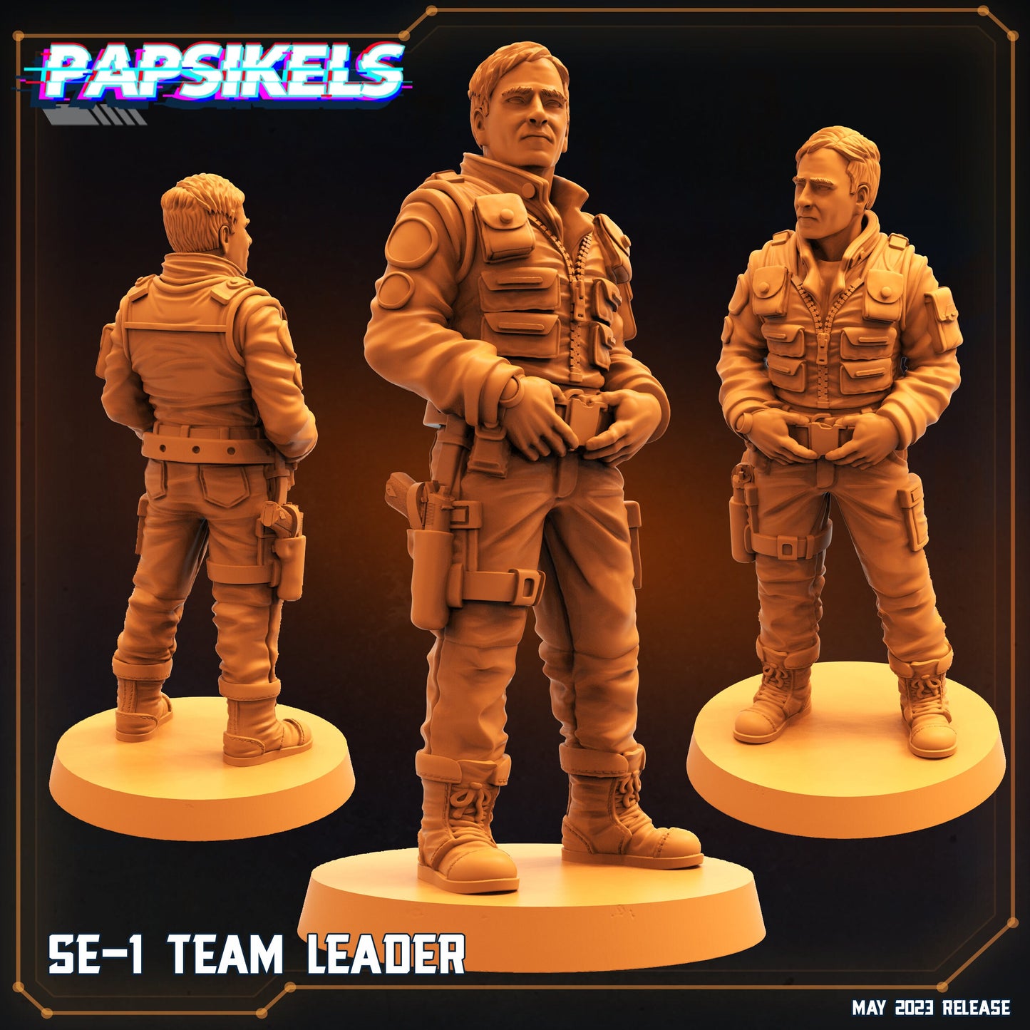 Se-1 - Resin Miniature - Tabletop miniature - Fantasy Miniature - 32mm - D&D - Sci-fi Miniature - Papsikel