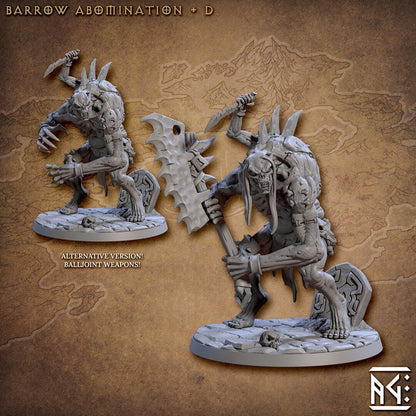 Borrow Abominations - Tabletop  miniature - Fantasy - 32mm - D&D  Resin Miniature - Artisan Guild