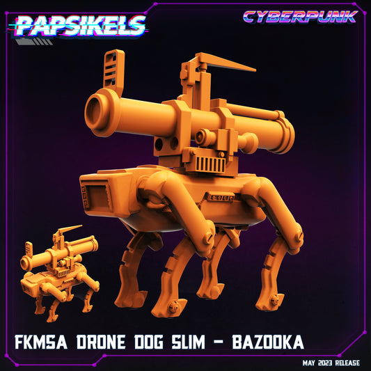 FKMSA Battle Dog -  Resin Miniature - Tabletop  miniature - Fantasy Miniature - 32mm - D&D -  Sci-fi Miniature - Papsikel