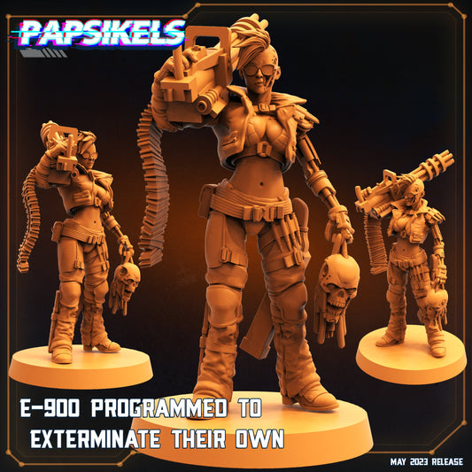 E-900 - Resin Miniature - Tabletop miniature - Fantasy Miniature - 32mm - D&D - Sci-fi Miniature - Papsikel