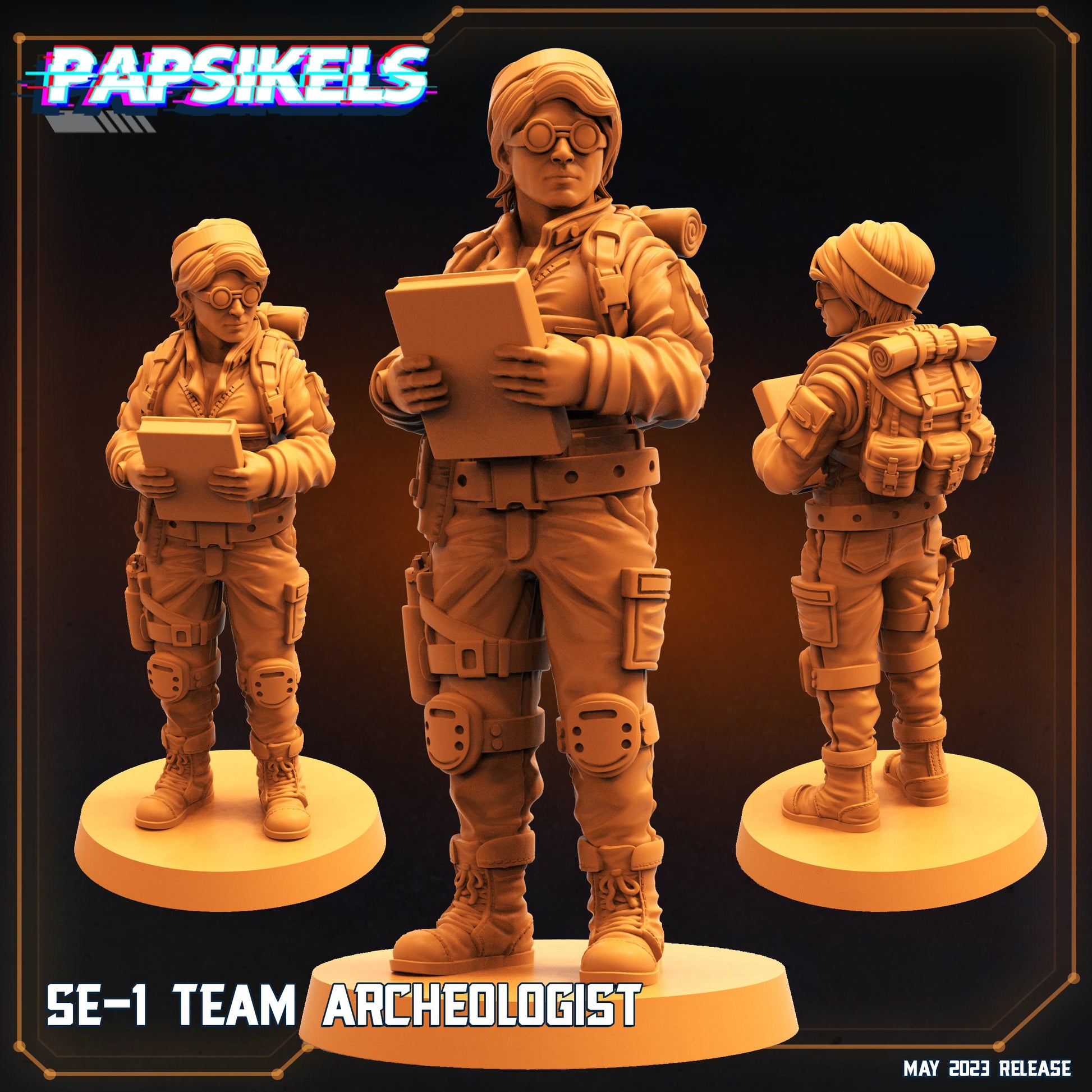 Se-1 - Resin Miniature - Tabletop miniature - Fantasy Miniature - 32mm - D&D - Sci-fi Miniature - Papsikel