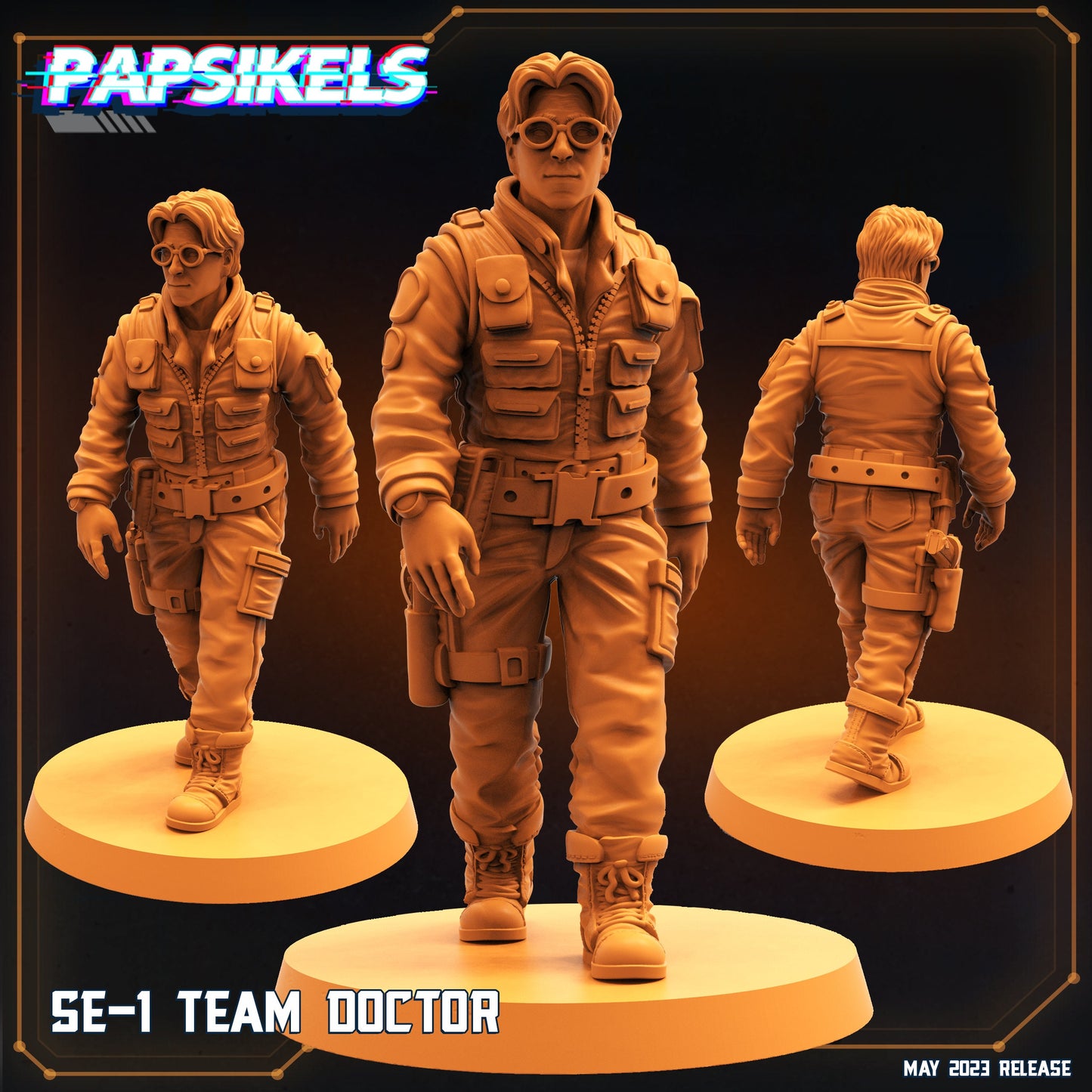 Se-1 - Resin Miniature - Tabletop miniature - Fantasy Miniature - 32mm - D&D - Sci-fi Miniature - Papsikel
