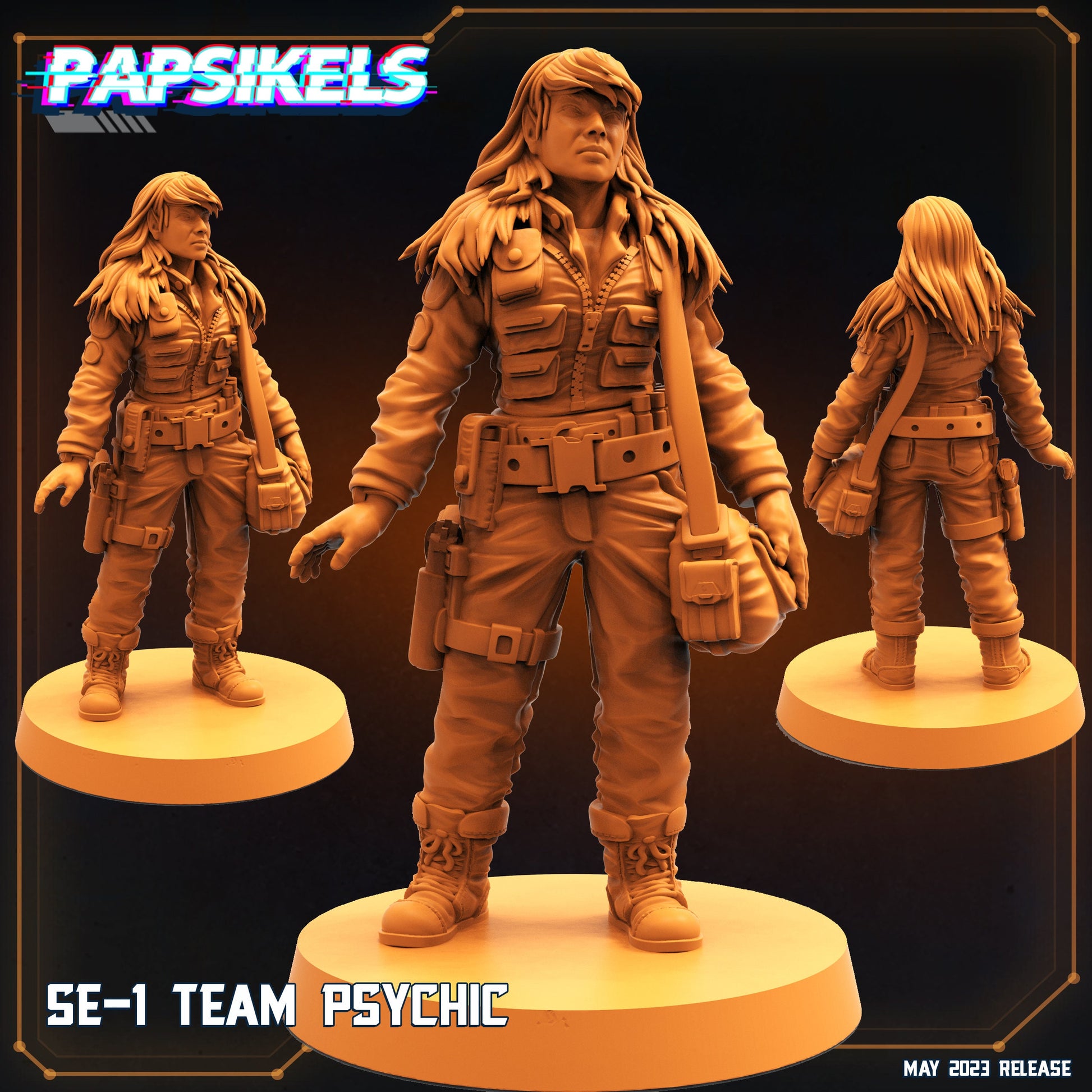 Se-1 - Resin Miniature - Tabletop miniature - Fantasy Miniature - 32mm - D&D - Sci-fi Miniature - Papsikel