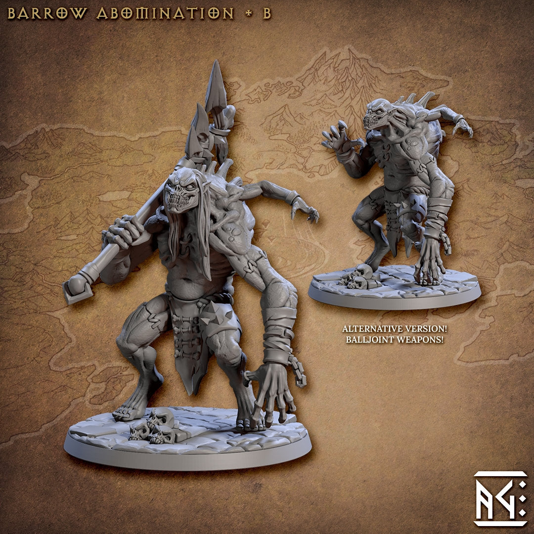 Borrow Abominations - Tabletop  miniature - Fantasy - 32mm - D&D  Resin Miniature - Artisan Guild