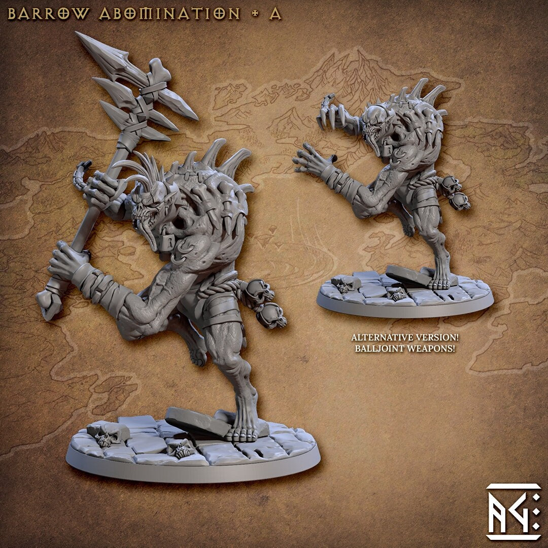 Borrow Abominations - Tabletop  miniature - Fantasy - 32mm - D&D  Resin Miniature - Artisan Guild