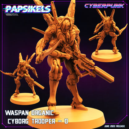 Cyborg Troopers -  Resin Miniature - Tabletop  miniature - Fantasy Miniature - 32mm - D&D -  Sci-fi Miniature - Papsikel