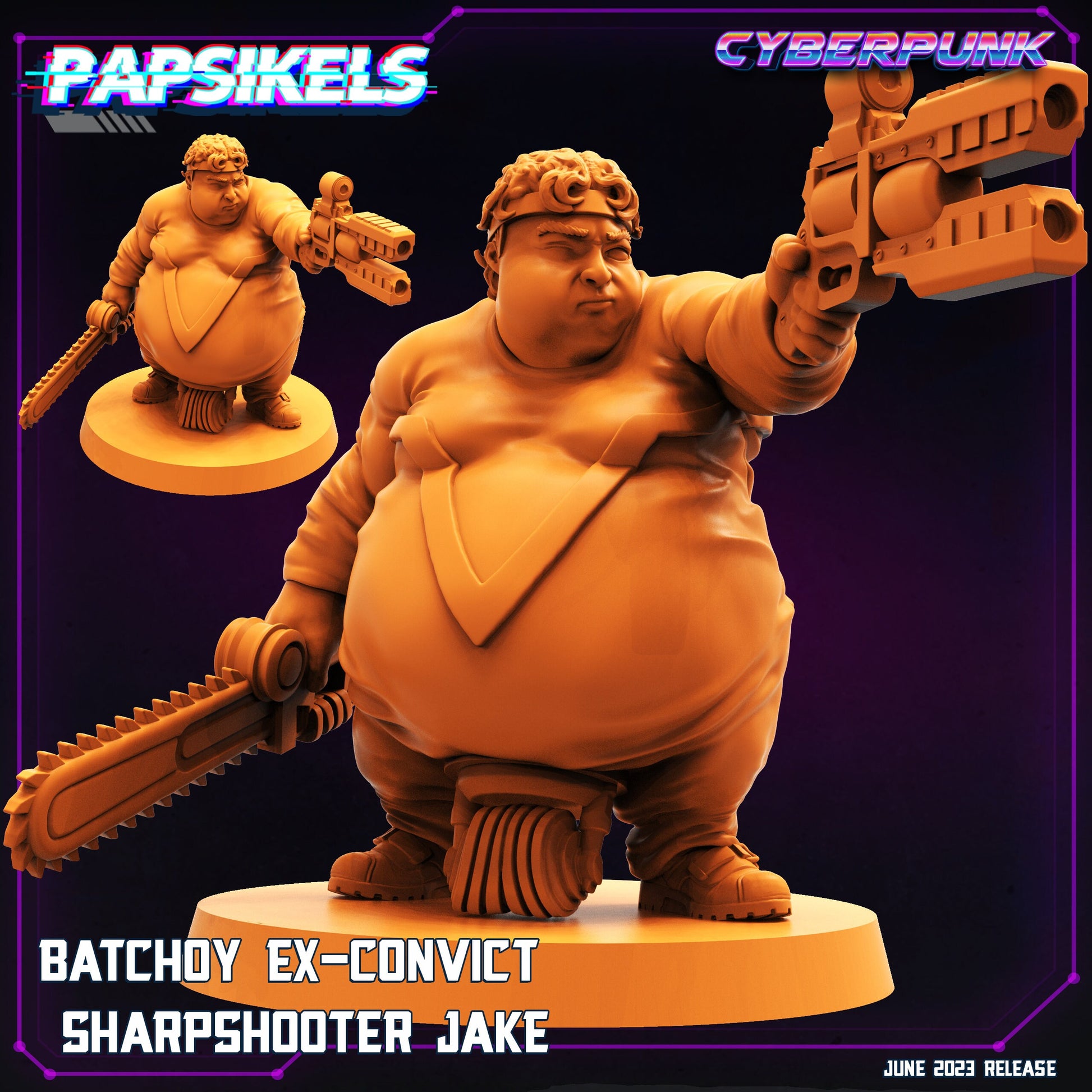Sharpshooter Jake - Resin Miniature - Tabletop miniature - Fantasy Miniature - 32mm - D&D - Sci-fi Miniature - Papsikel