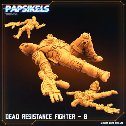 Dead Resistance -  Resin Miniature - Tabletop  miniature - Fantasy Miniature - 32mm - D&D -  Sci-fi Miniature - Papsikel