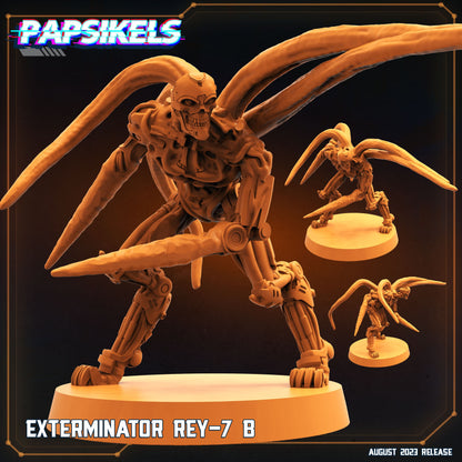 Exterminator Rey -  Resin Miniature - Tabletop  miniature - Fantasy Miniature - 32mm - D&D -  Sci-fi Miniature - Papsikel