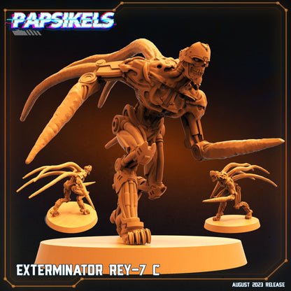 Exterminator Rey - Resin Miniature - Tabletop miniature - Fantasy Miniature - 32mm - D&D - Sci-fi Miniature - Papsikel