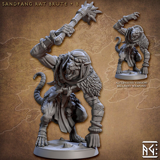 Brute - 3D Printed Miniature - Fantasy Miniature -Tabletop  Miniature - Tabletop Miniature - D&D - Artisan Guild