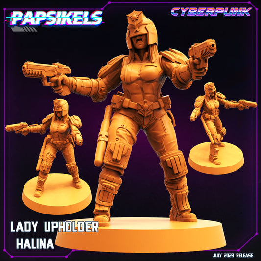 Halina - Resin Miniature - Tabletop miniature - Fantasy Miniature - 32mm - D&D - Sci-fi Miniature - Papsikel
