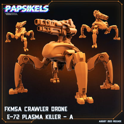 Fkmsa Crawler Drone -  Resin Miniature - Tabletop  miniature - Fantasy Miniature - 32mm - D&D -  Sci-fi Miniature - Papsikel