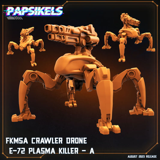 Fkmsa Crawler Drone -  Resin Miniature - Tabletop  miniature - Fantasy Miniature - 32mm - D&D -  Sci-fi Miniature - Papsikel