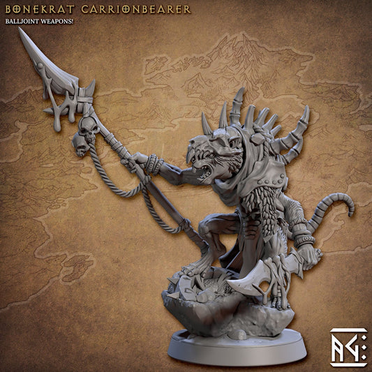 Bonekrat - 3D Printed Miniature - Fantasy Miniature -Tabletop  Miniature - Tabletop Miniature - D&D - Artisan Guild