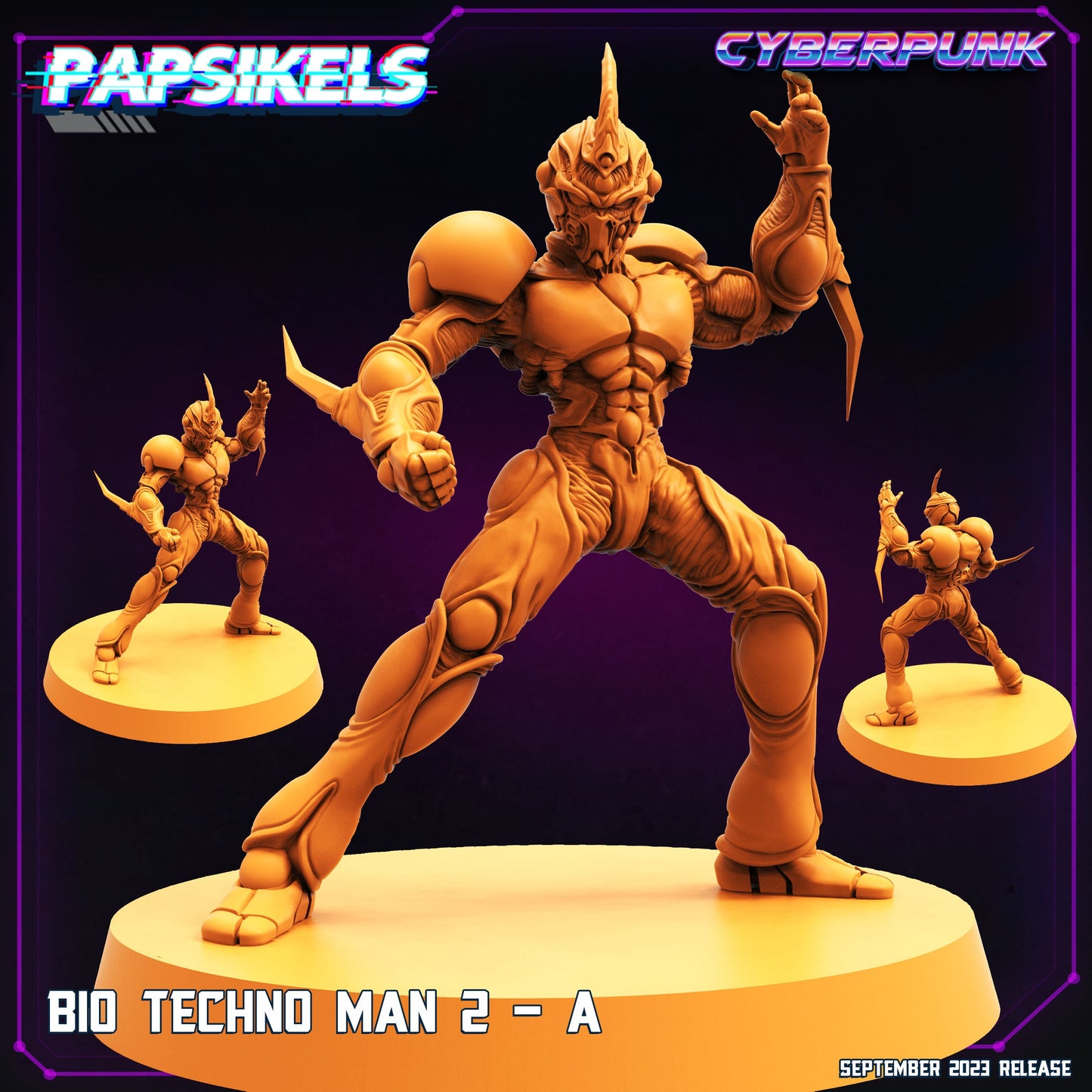 Bio Tech   -  Resin Miniature - Tabletop  miniature - Fantasy Miniature - 32mm - D&D -  Sci-fi Miniature - Papsikel