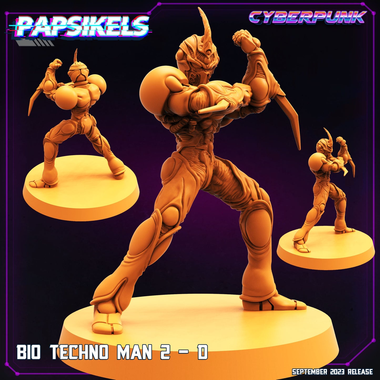 Bio Tech   -  Resin Miniature - Tabletop  miniature - Fantasy Miniature - 32mm - D&D -  Sci-fi Miniature - Papsikel