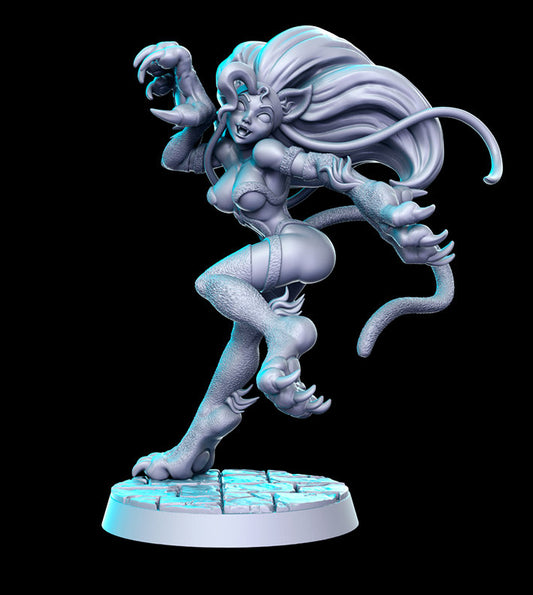 Felicia - 3D Printed Miniature - Fantasy Miniature - Tabletop Miniature - D&D - RN Estudio