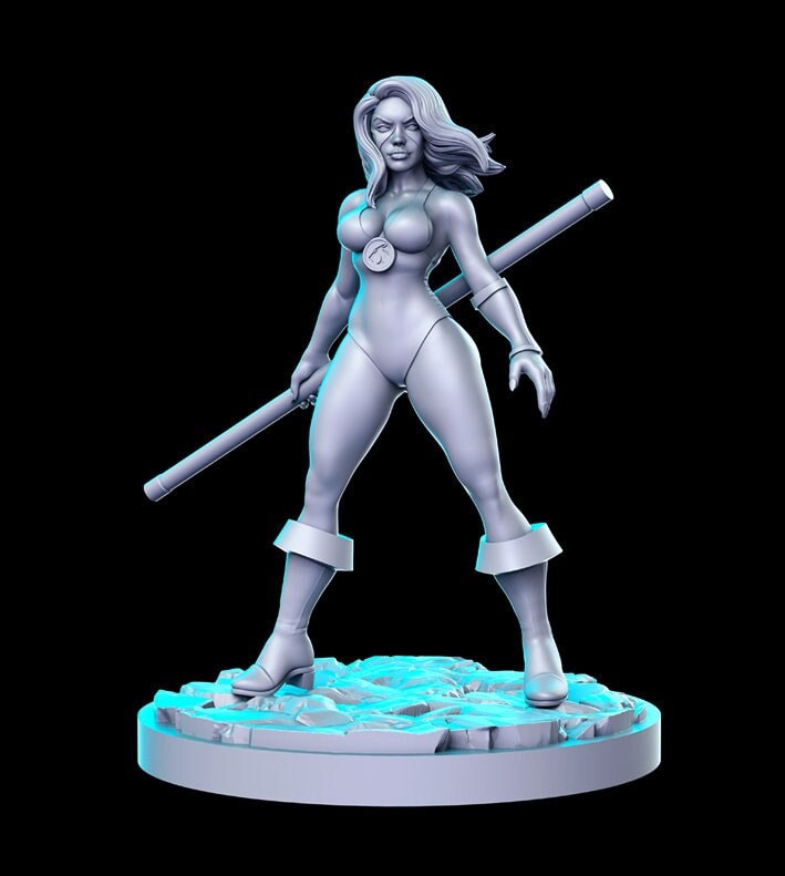 Cheetara - 3D Printed Miniature - Fantasy Miniature - Tabletop Miniature - D&D - RN Estudio