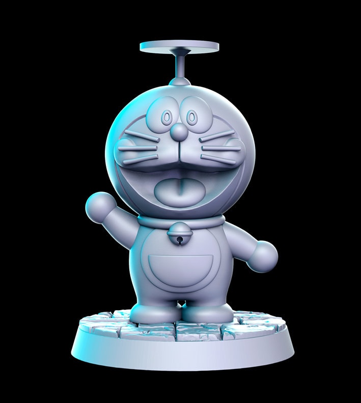 Doraemon - 3D Printed Miniature - Fantasy Miniature - Tabletop Miniature - D&D - RN Estudio