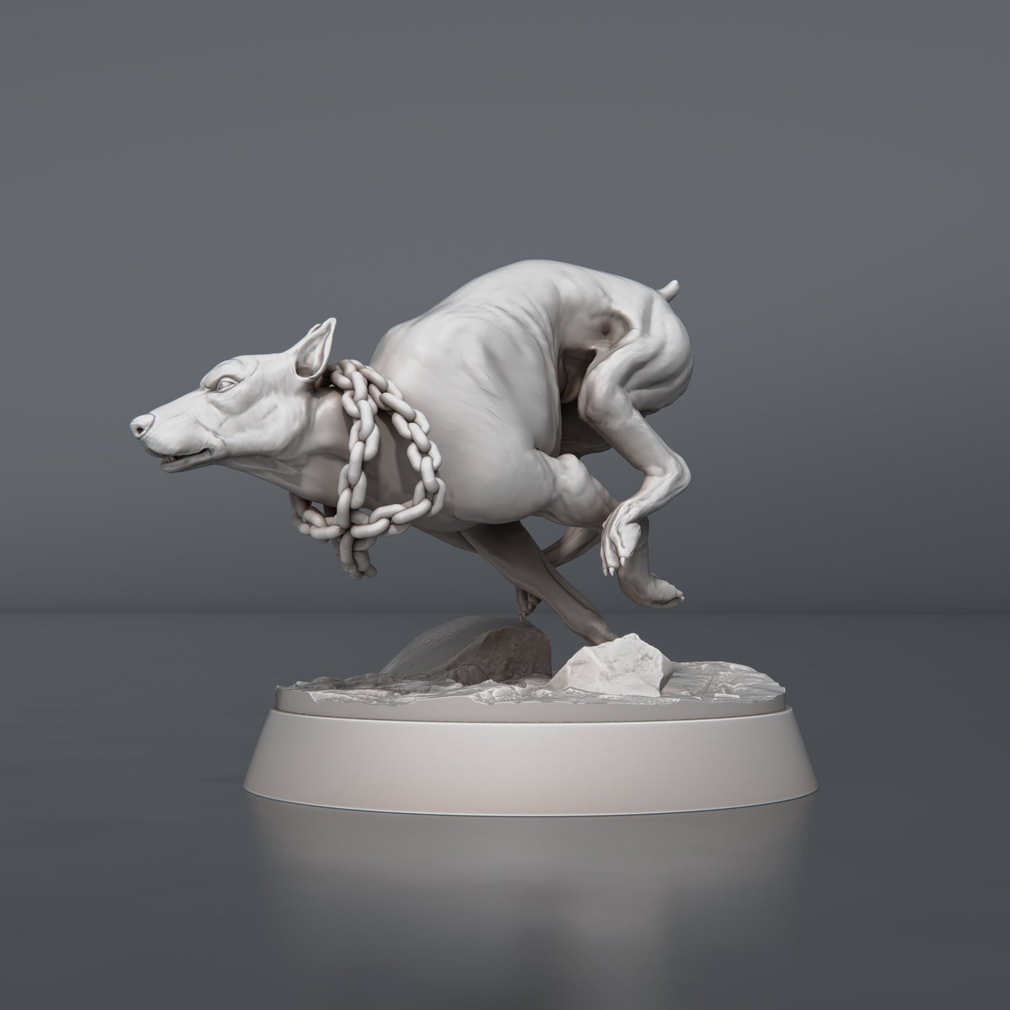 Wild Dogs - Tabletop  miniature - Fantasy - 32mm - D&D  Resin Miniature