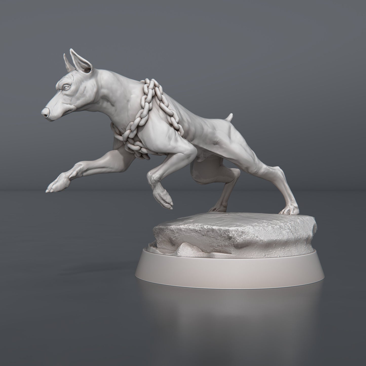 Wild Dogs - Tabletop  miniature - Fantasy - 32mm - D&D  Resin Miniature