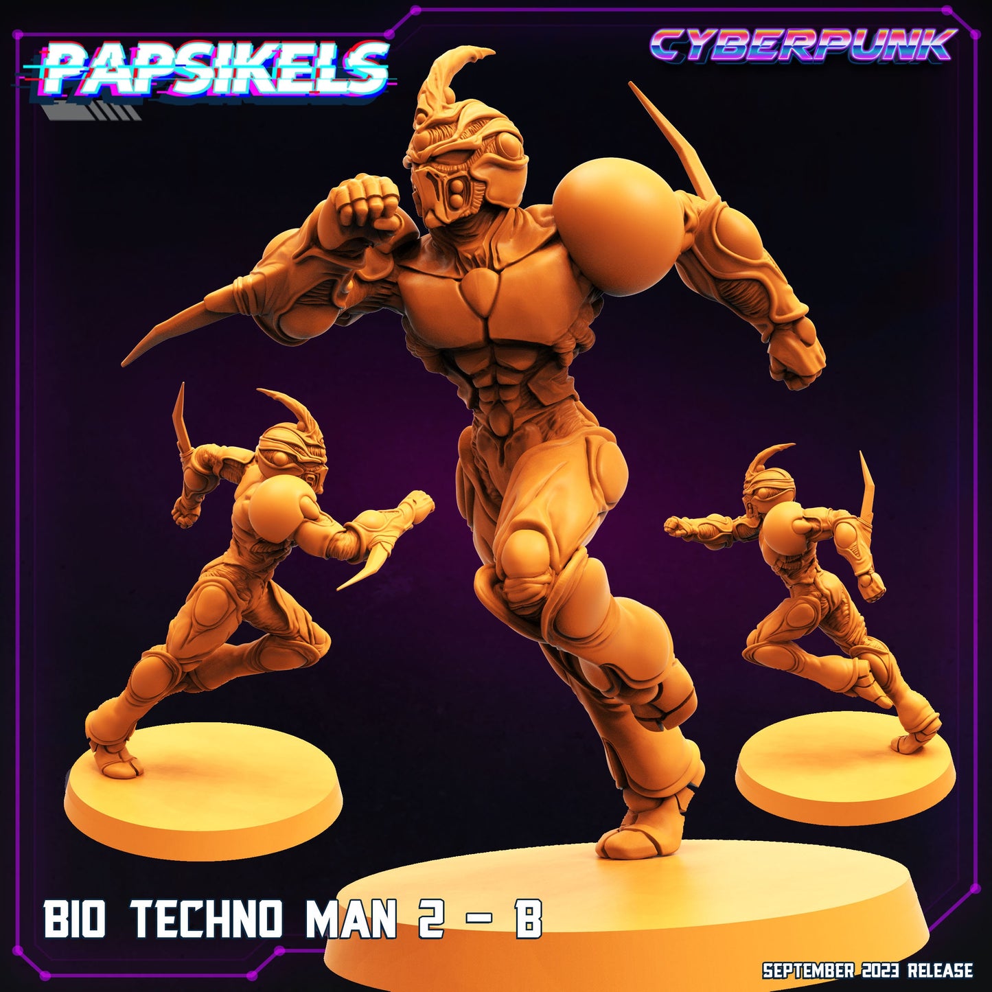 Bio Tech   -  Resin Miniature - Tabletop  miniature - Fantasy Miniature - 32mm - D&D -  Sci-fi Miniature - Papsikel