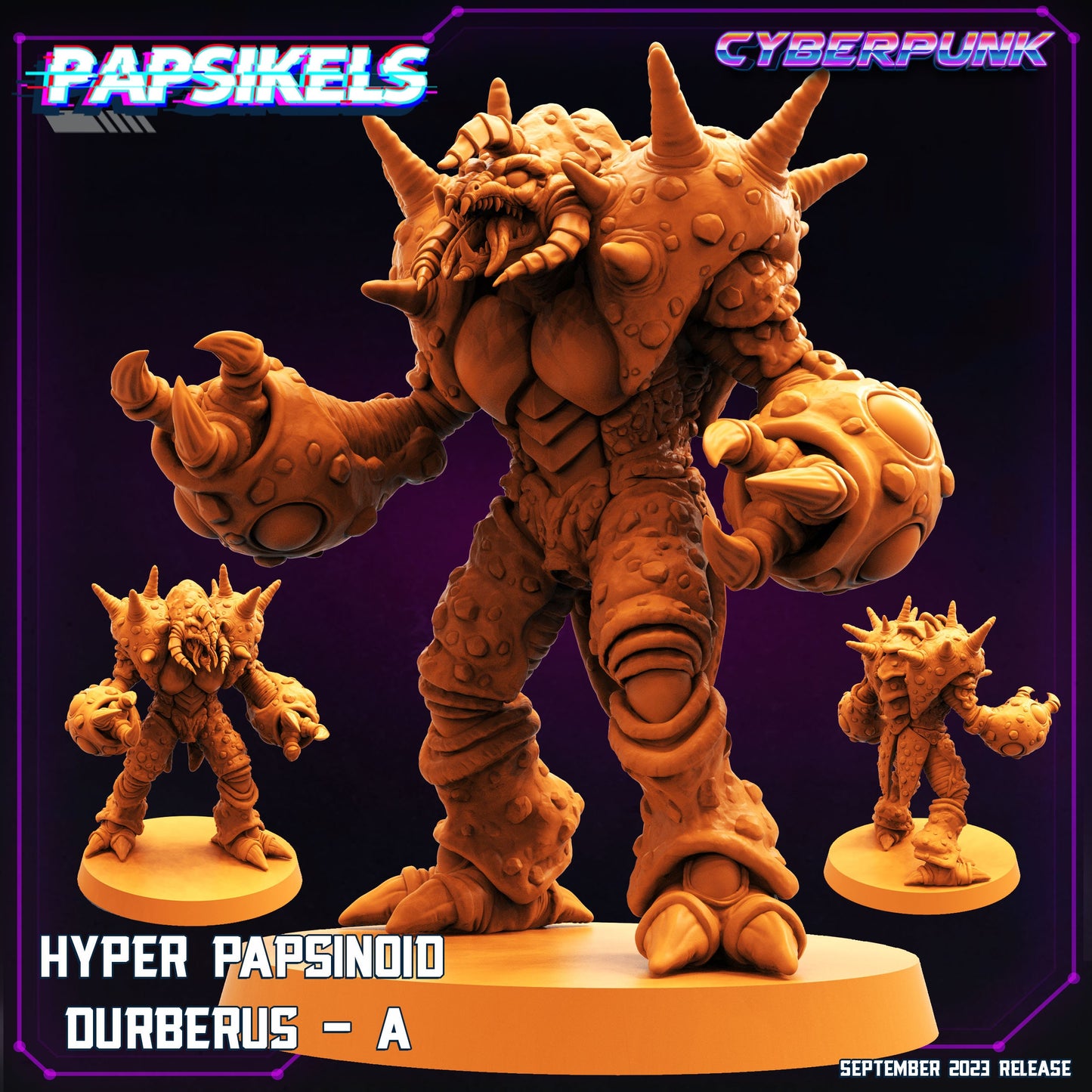 Hyper Papsinoid  -  Resin Miniature - Tabletop  miniature - Fantasy Miniature - 32mm - D&D -  Sci-fi Miniature - Papsikel