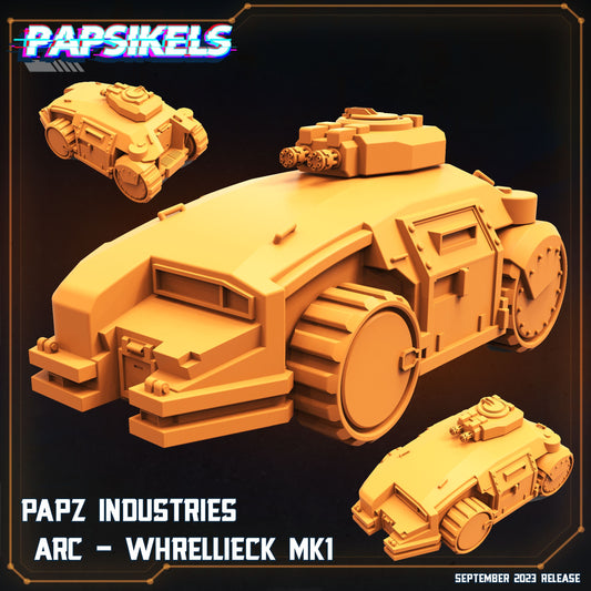 Papz Industries Whrellieck MK1 - Resin Miniature - Tabletop miniature - Fantasy Miniature - 32mm - D&D - Sci-fi Miniature - Papsikel