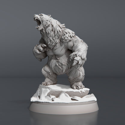 Bear Set - Tabletop  miniature - Fantasy - 32mm - D&D  Resin Miniature