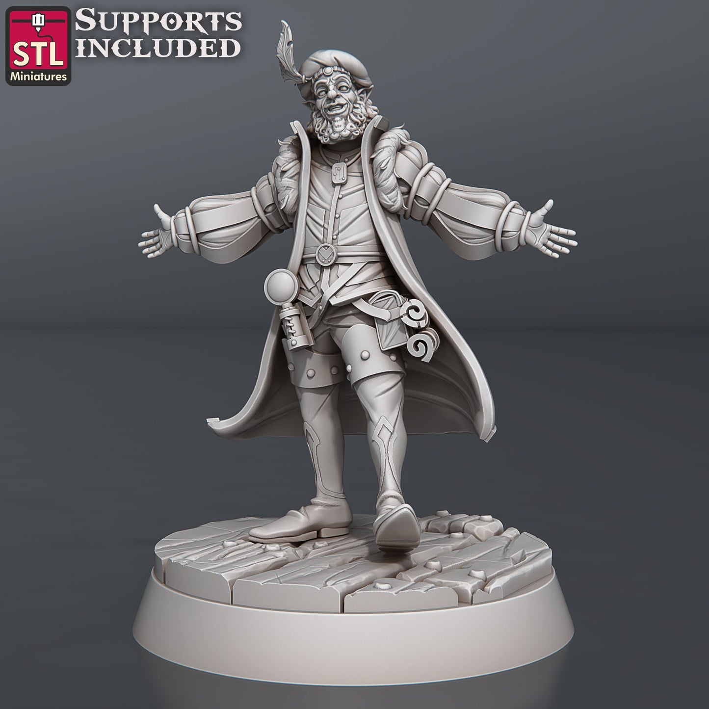 Antique Dealers - Tabletop  miniature - Fantasy - 32mm - D&D  Resin Miniature