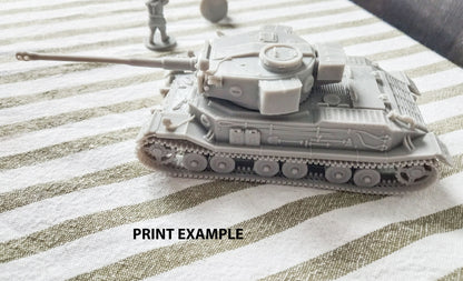 Panzer Tank 4 A -  Resin Miniature - Tabletop  miniature - WW2 Miniature