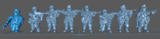 German EIF SMG   -  Resin Miniature - Tabletop  miniature - WW2 Miniature - 28mm