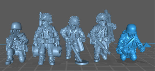 US GI Engineers  -  Resin Miniature - Tabletop  miniature - WW2 Miniature - 28mm