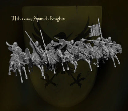 Spanish Knights - Resin Miniature - Tabletop miniature - Medieval Miniature