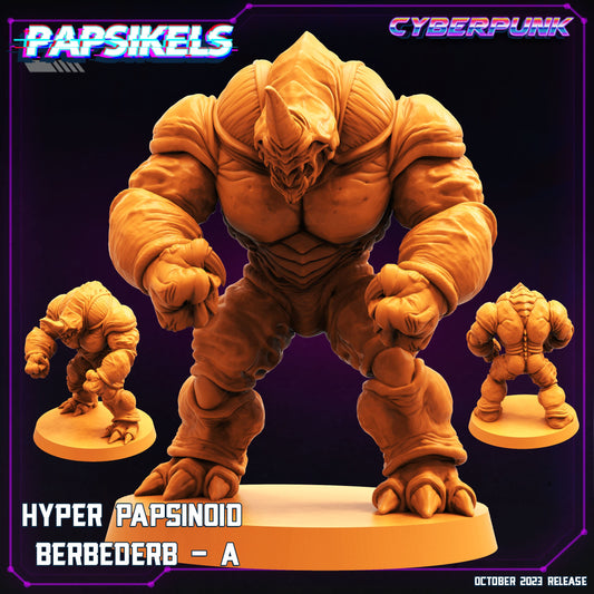 Hyper papsinoid Berbederd -  Resin Miniature - Tabletop  miniature - Fantasy Miniature - 32mm - D&D -  Sci-fi Miniature - Papsikel