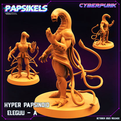 Hyper papsinoid Eleguu -  Resin Miniature - Tabletop  miniature - Fantasy Miniature - 32mm - D&D -  Sci-fi Miniature - Papsikel