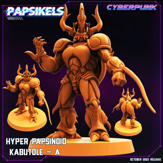 Hyper papsinoid Kabutole -  Resin Miniature - Tabletop  miniature - Fantasy Miniature - 32mm - D&D -  Sci-fi Miniature - Papsikel