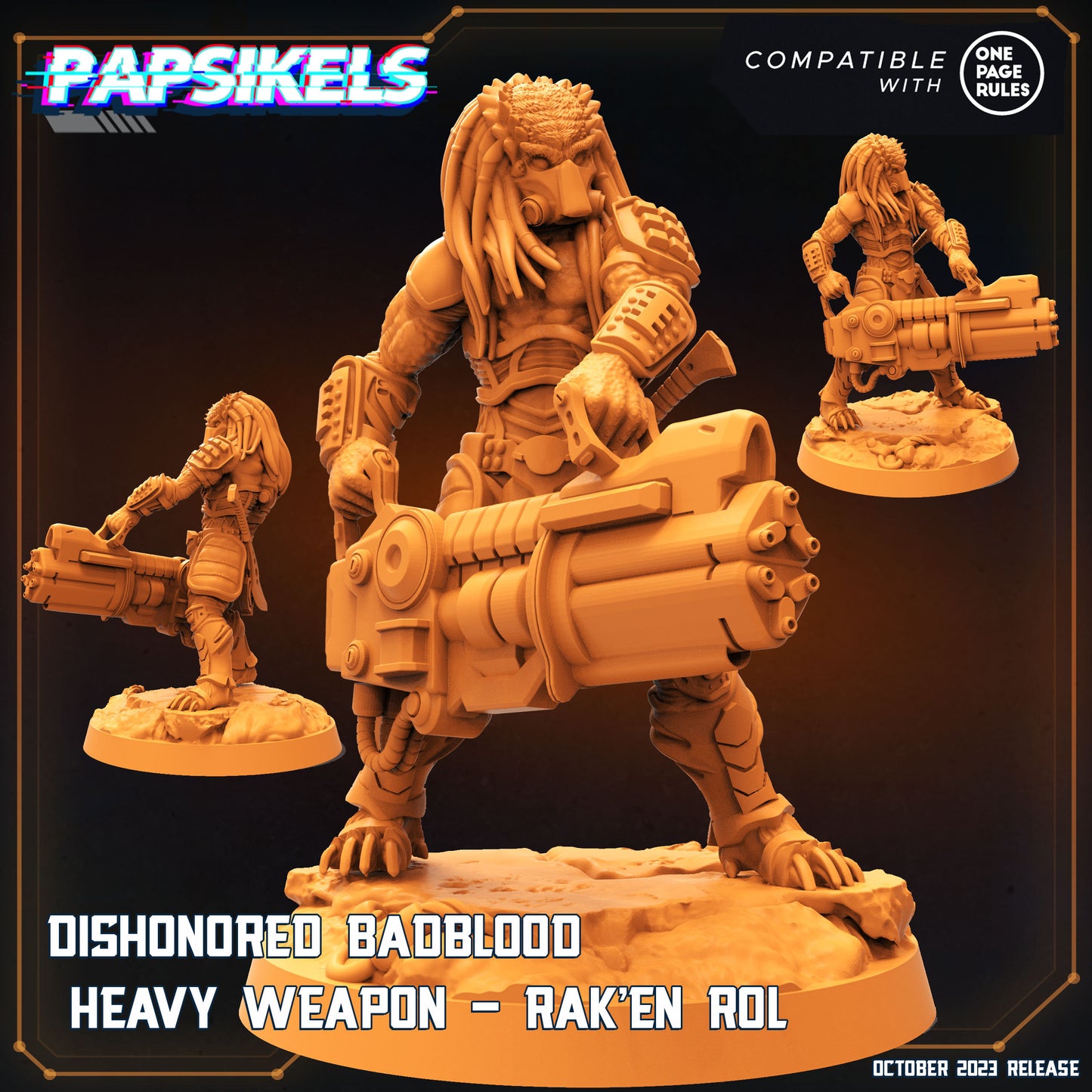 Dishonored Badblood -  Resin Miniature - Tabletop  miniature - Fantasy Miniature - 32mm - D&D -  Sci-fi Miniature - Papsikel