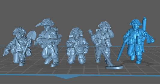 GB CW Engineers -  Resin Miniature - Tabletop  miniature - WW2 Miniature - 28mm