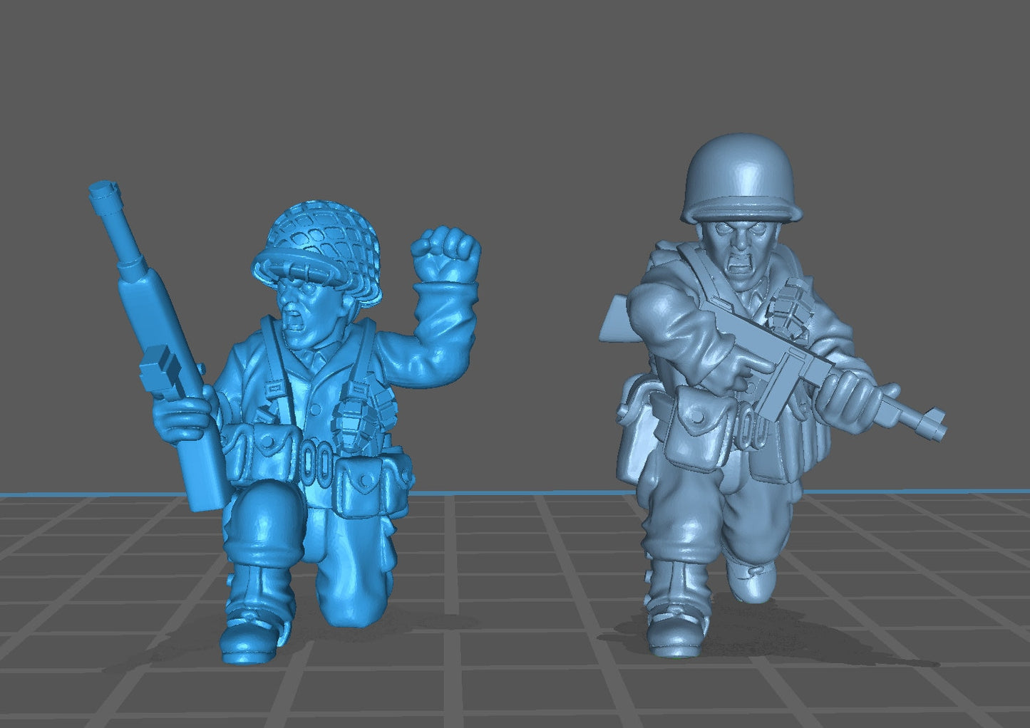 US GI NCO -  Resin Miniature - Tabletop  miniature - WW2 Miniature - 28mm