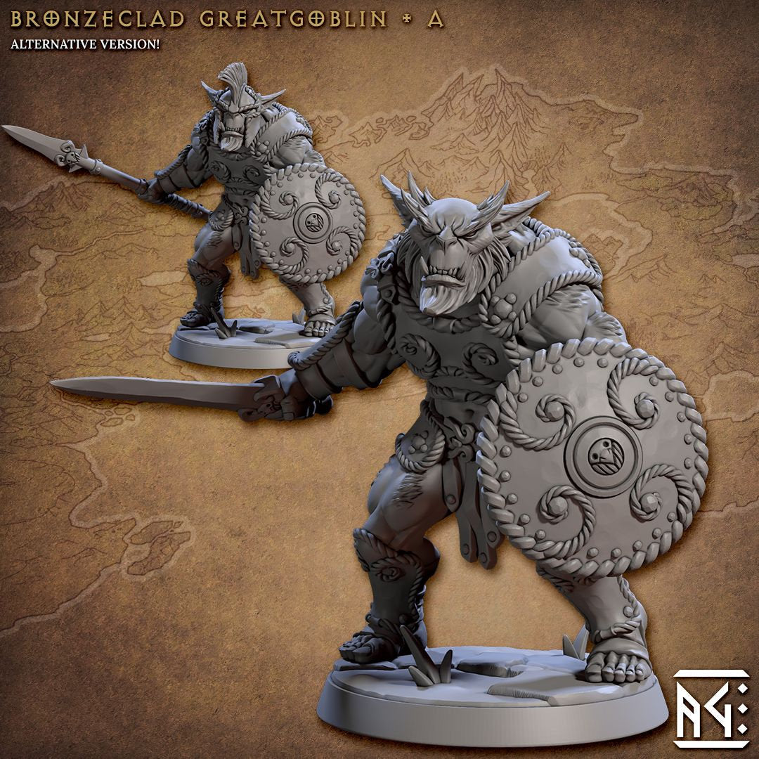 Greatgoblins - Tabletop  miniature - Fantasy - 32mm - D&D  Resin Miniature - Artisan Guild