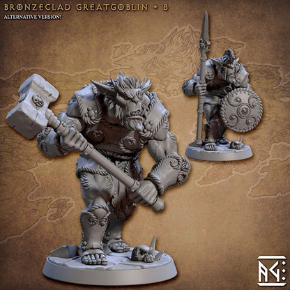 Greatgoblins - Tabletop miniature - Fantasy - 32mm - D&D Resin Miniature - Artisan Guild DnD