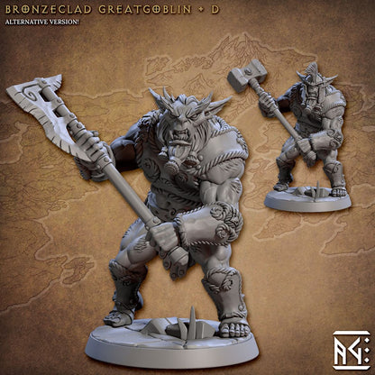 Greatgoblins - Tabletop  miniature - Fantasy - 32mm - D&D  Resin Miniature - Artisan Guild